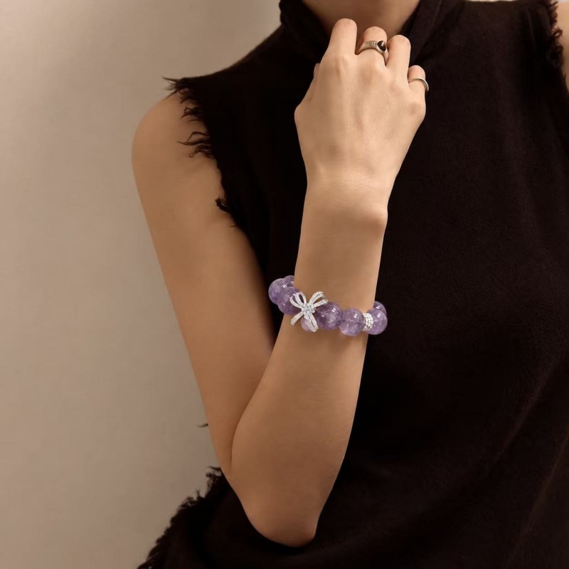 AUREVIA · Amethyst Moon Bracelet