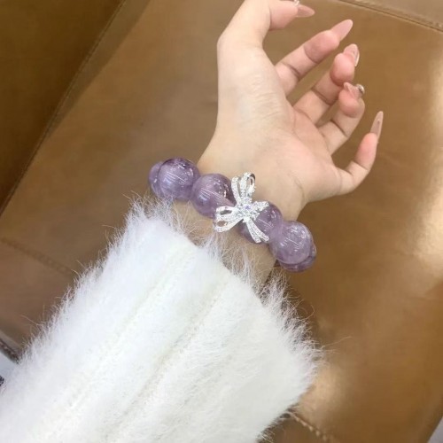 AUREVIA · Amethyst Moon Bracelet